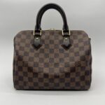 Louis Vuitton Speedy Bandou 25 Damier Ebene GHW