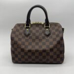 Louis Vuitton Speedy Bandou 25 Damier Ebene GHW
