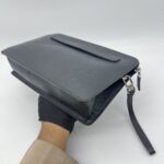 Prada Clutch Saffiano Black SHW
