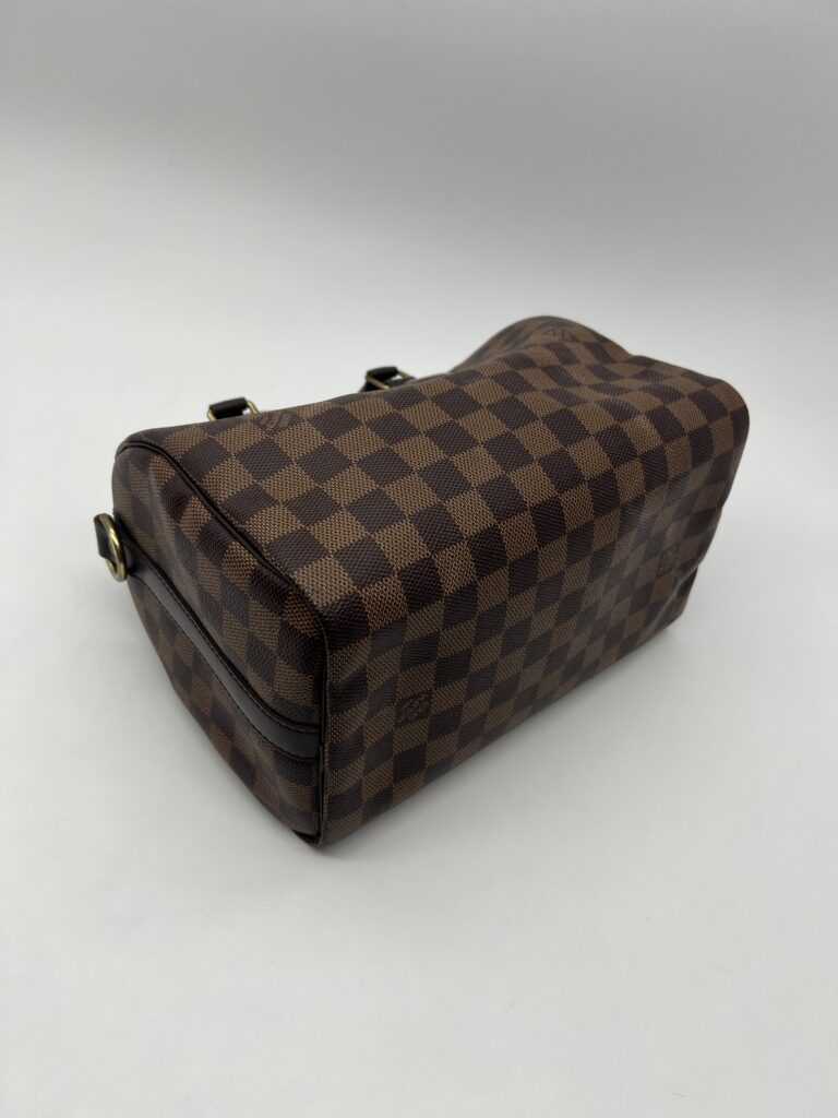 Louis Vuitton Speedy Bandou 25 Damier Ebene GHW