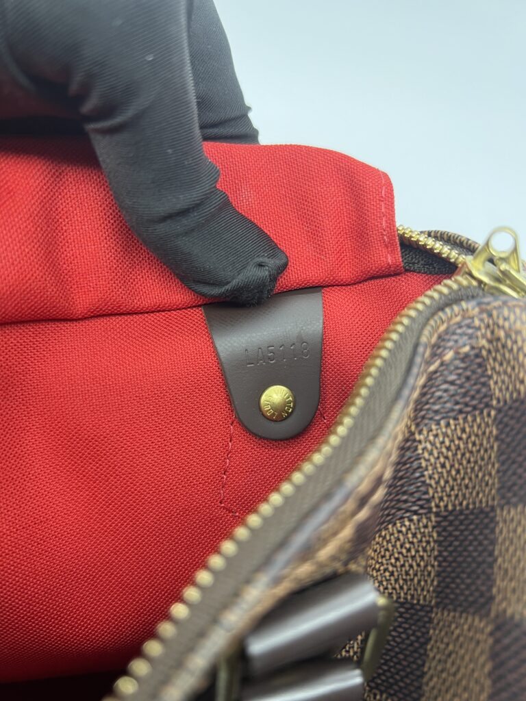 Louis Vuitton Speedy Bandou 25 Damier Ebene GHW