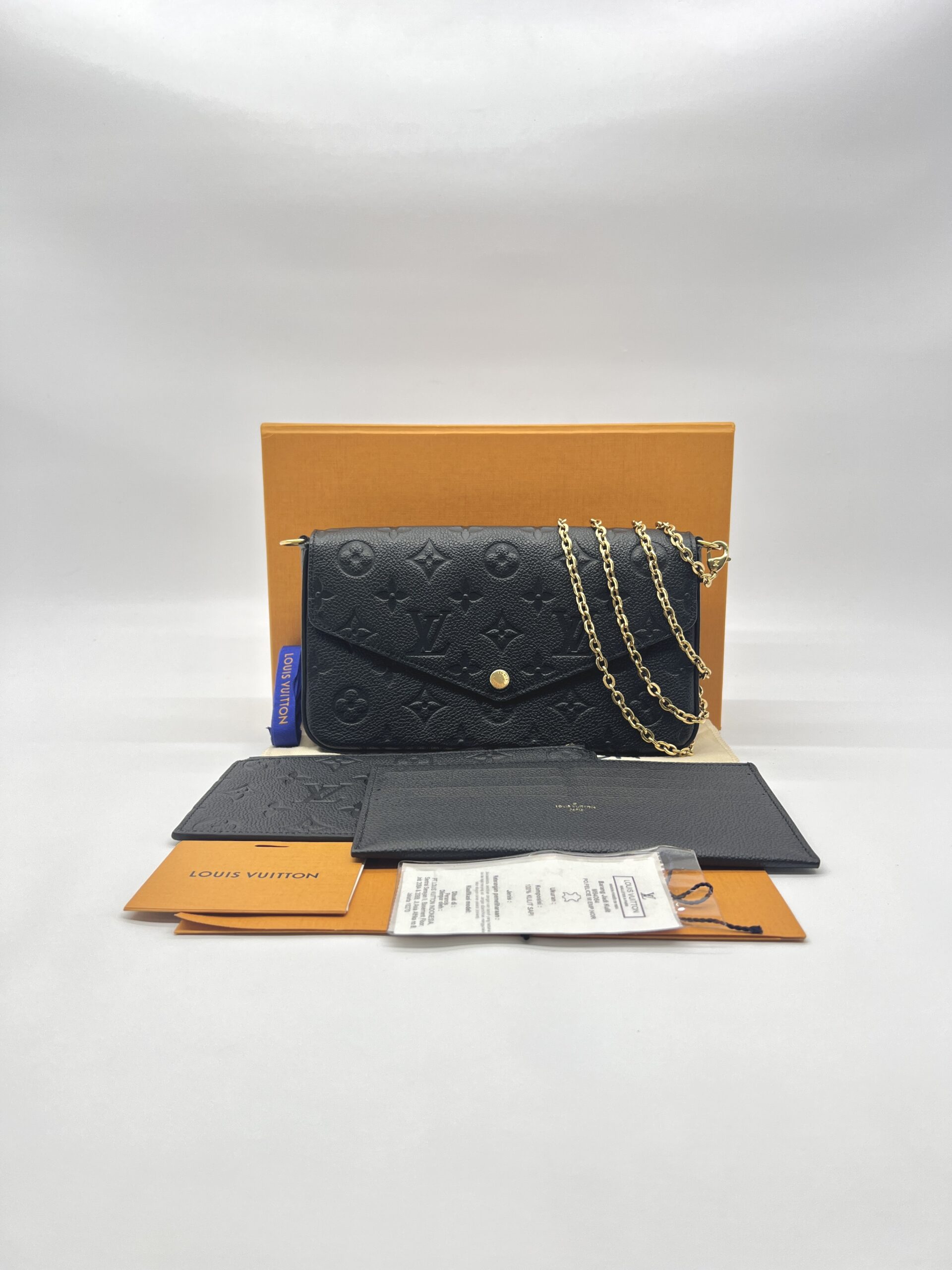 Louis Vuitton Felicie GM Monogram Empreinte Black GHW