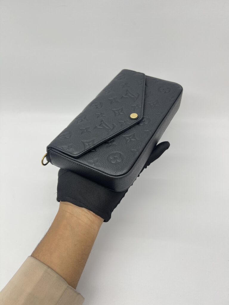Louis Vuitton Felicie GM Monogram Empreinte Black GHW