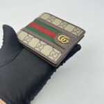 Gucci Ophidia Bifold Wallet GG Supreme Canvas Brown GHW