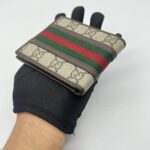 Gucci Ophidia Bifold Wallet GG Supreme Canvas Brown GHW