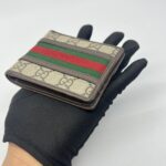 Gucci Ophidia Bifold Wallet GG Supreme Canvas Brown GHW