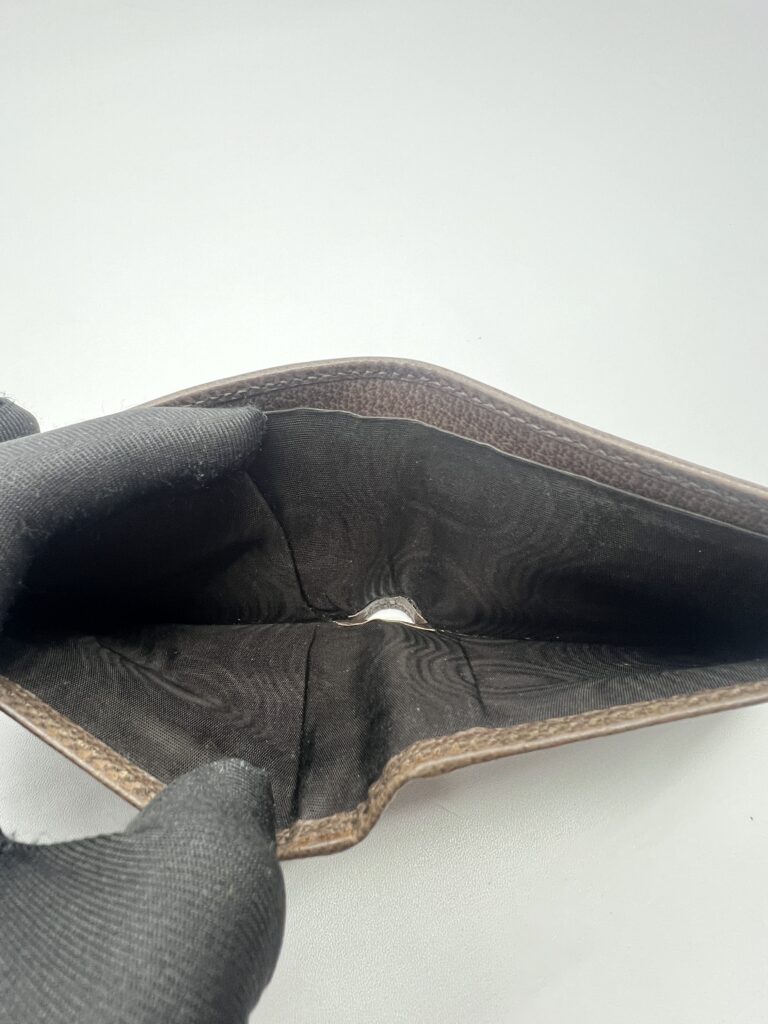 Gucci Ophidia Bifold Wallet GG Supreme Canvas Brown GHW