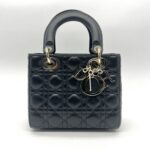 Dior Lady Dior Small Black GHW