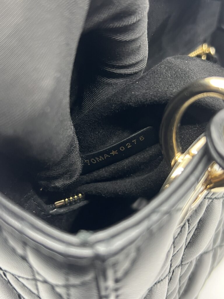 Dior Lady Dior Small Black GHW