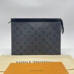 Louis Vuitton Pochette Voyage MM Monogram Eclipse SHW