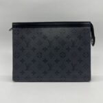 Louis Vuitton Pochette Voyage MM Monogram Eclipse SHW