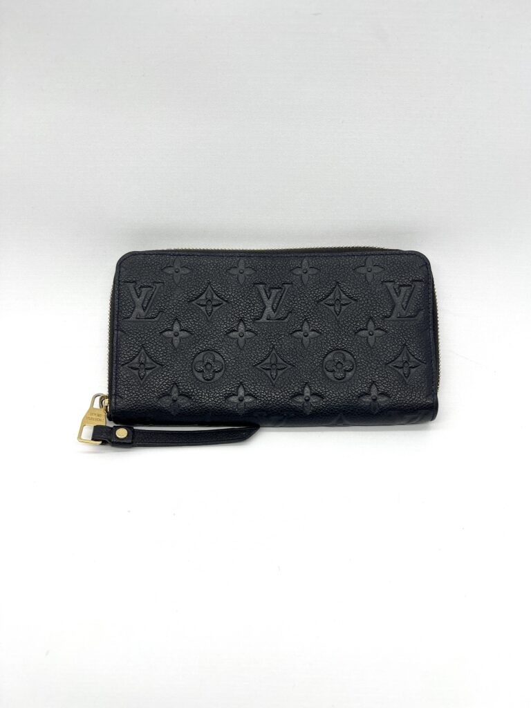Louis Vuitton Zippy Wallet Monogram Empriente Black GHW