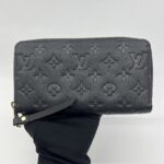 Louis Vuitton Zippy Wallet Monogram Empriente Black GHW