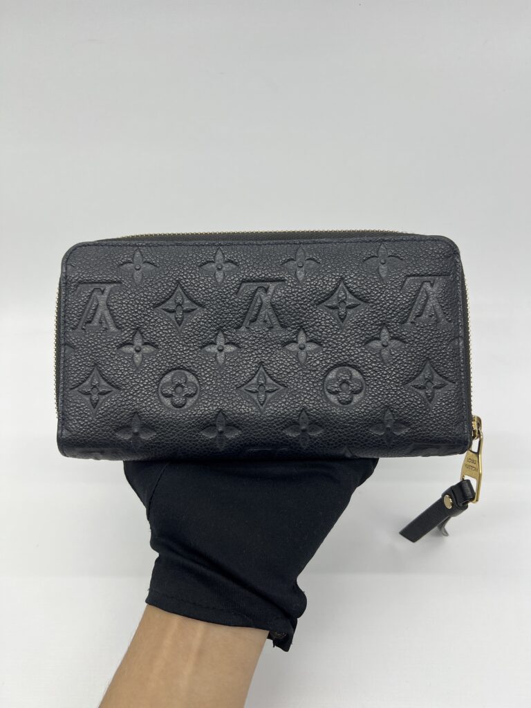 Louis Vuitton Zippy Wallet Monogram Empriente Black GHW