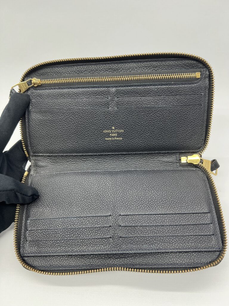Louis Vuitton Zippy Wallet Monogram Empriente Black GHW
