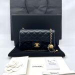 Chanel Mini Rectangular Pearl Lambskin Black GHW
