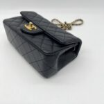 Chanel Mini Rectangular Pearl Lambskin Black GHW