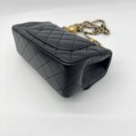 Chanel Mini Rectangular Pearl Lambskin Black GHW