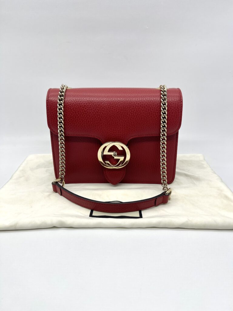 Gucci GG Interlocking Red GHW