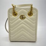 Gucci Marmont Crossbody Ivory GHW