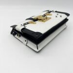Louis Vuitton Trunk Clutch Epi Black White GHW