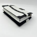 Louis Vuitton Trunk Clutch Epi Black White GHW