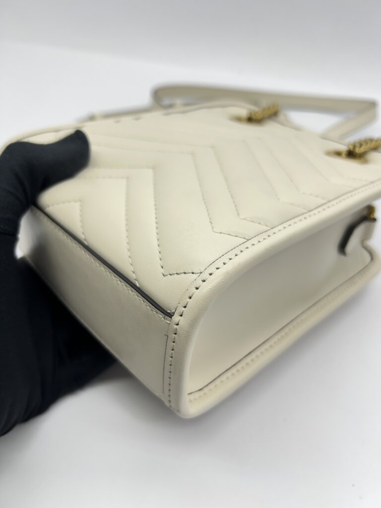 Gucci Marmont Crossbody Ivory GHW