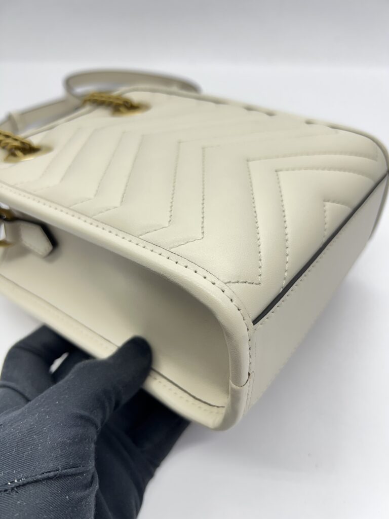 Gucci Marmont Crossbody Ivory GHW