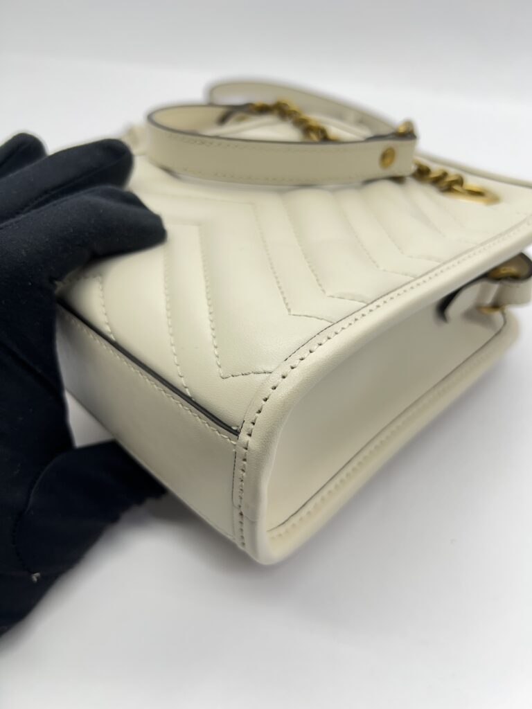 Gucci Marmont Crossbody Ivory GHW