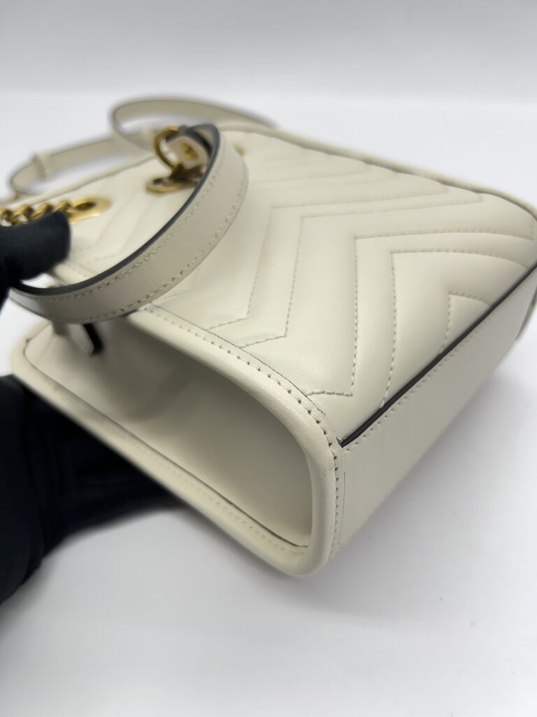 Gucci Marmont Crossbody Ivory GHW