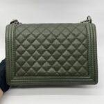 Chanel Boy 30 Lambskin Olive GHW