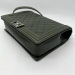 Chanel Boy 30 Lambskin Olive GHW