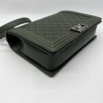 Chanel Boy 30 Lambskin Olive GHW