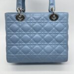 Dior Ladydior Medium Lambskin Blue SHW