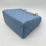 Dior Ladydior Medium Lambskin Blue SHW