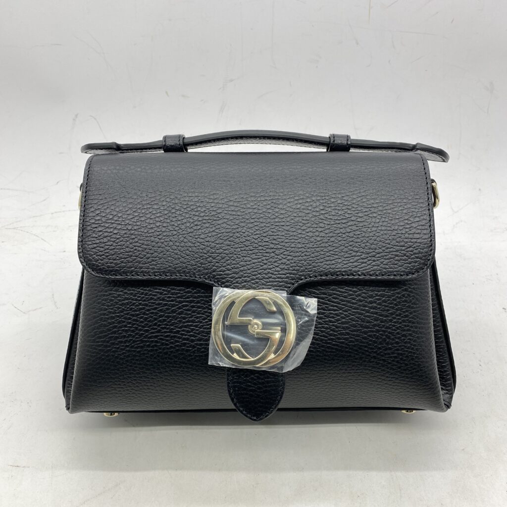 Gucci Interlocking Top Black LGHW