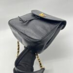 Chanel Vintage CC Backpack Caviar Black GHW