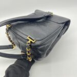 Chanel Vintage CC Backpack Caviar Black GHW