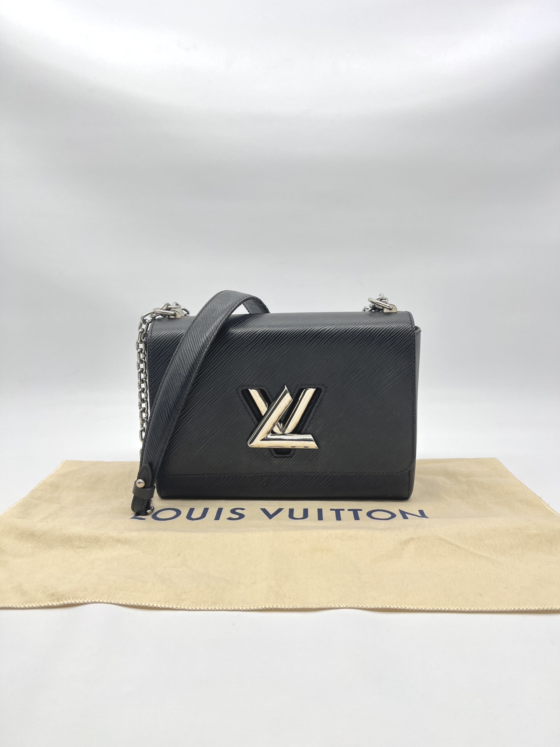 Louis Vuitton Twist MM Epi Black SHW