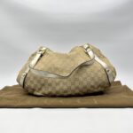 Gucci Abey Tote Bag GG Canvas Gold GHW