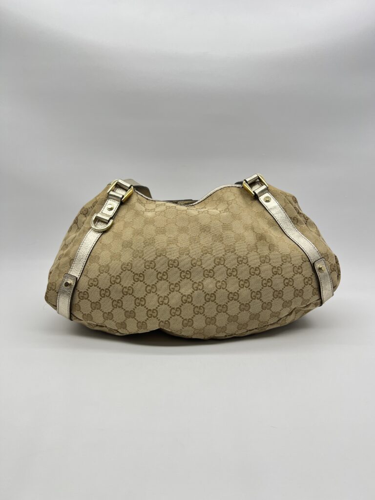 Gucci Abey Tote Bag GG Canvas Gold GHW