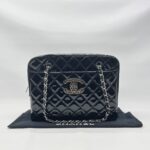 Chanel Brilliant Patent Camera Vernis Black SHW