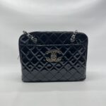 Chanel Brilliant Patent Camera Vernis Black SHW