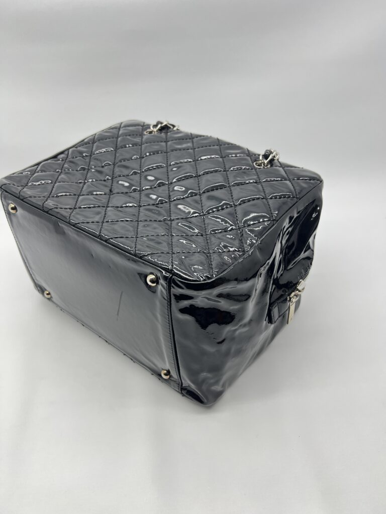 Chanel Brilliant Patent Camera Vernis Black SHW