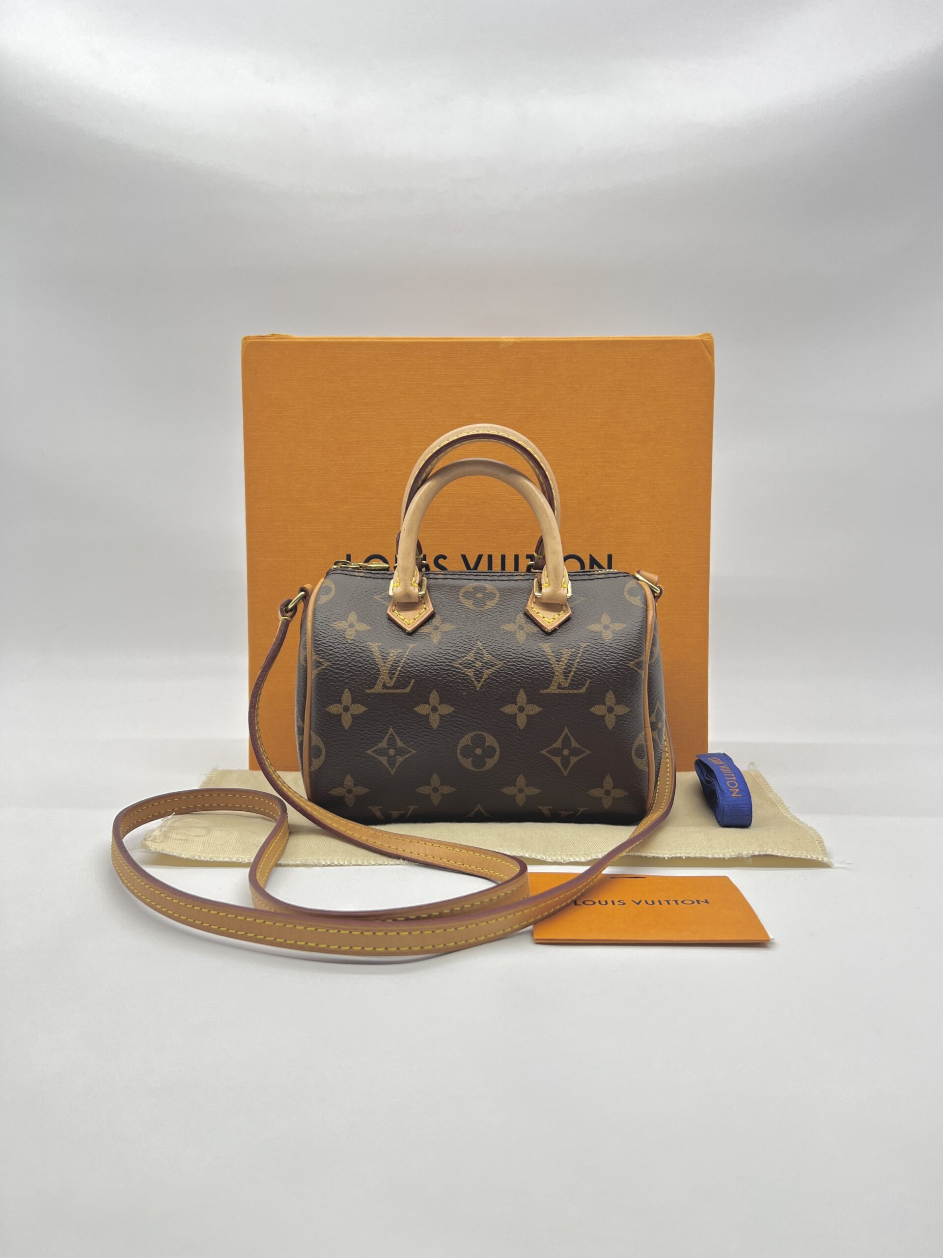 Louis Vuitton Nano Speedy Monogram GHW