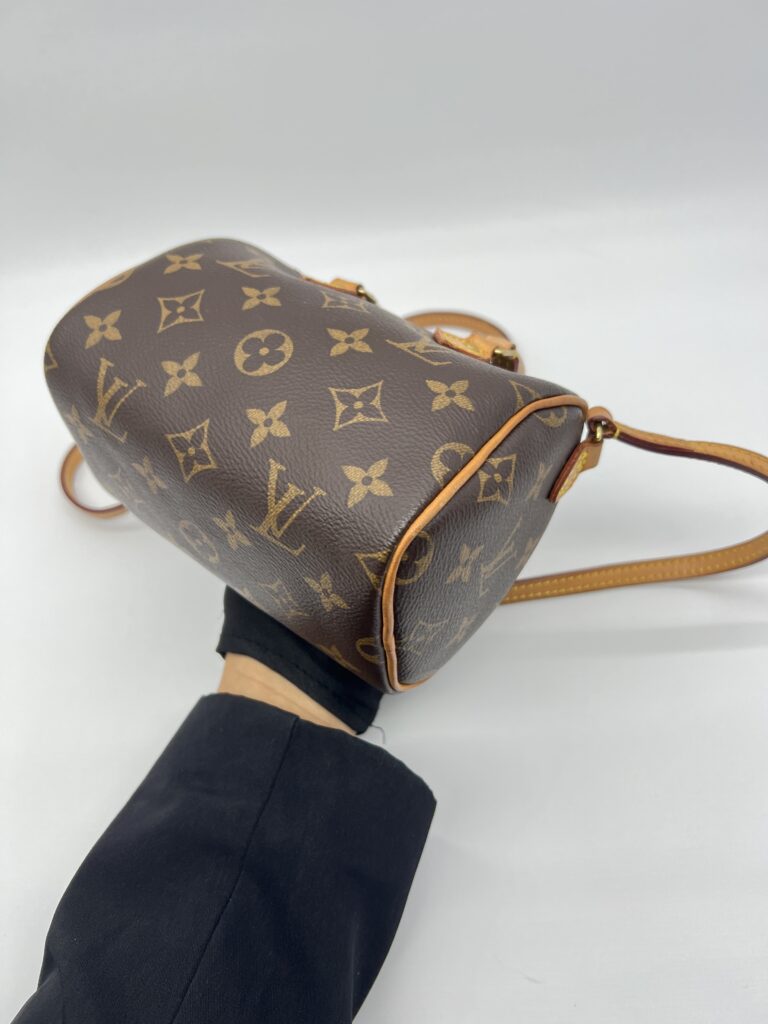 Louis Vuitton Nano Speedy Monogram GHW