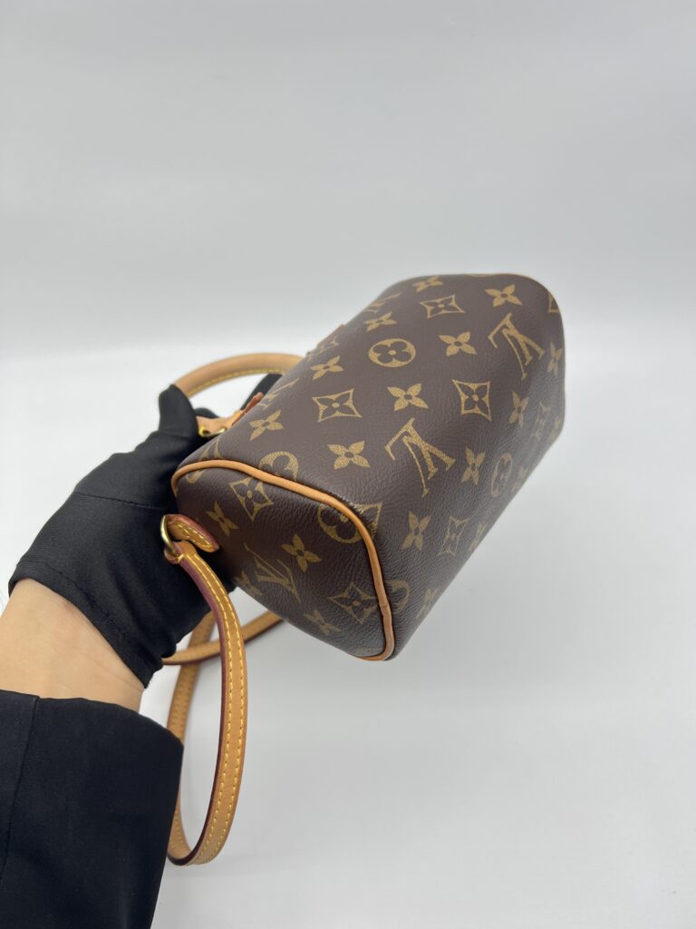 Louis Vuitton Nano Speedy Monogram GHW