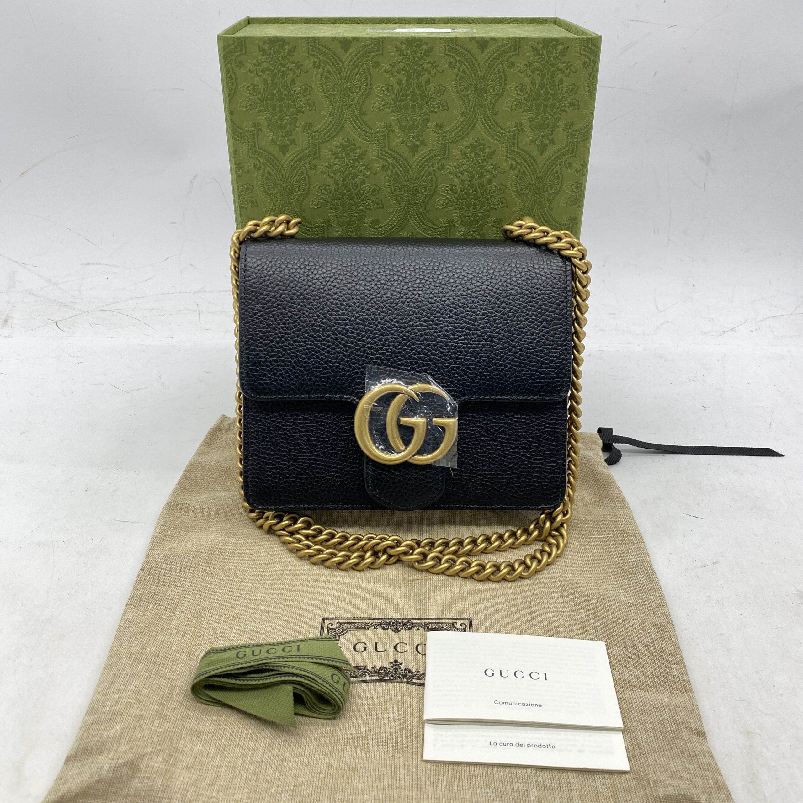 Gucci Marmont Chain Black GHW