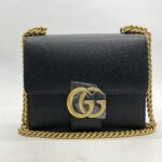 Gucci Marmont Chain Black GHW