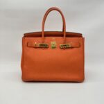 Hermes Birkin 30 Togo Orange Poppy GHW